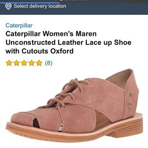 CAT Maren unconstructed leather lace up sandal